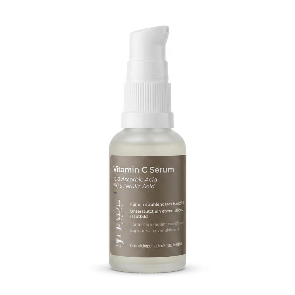 Jade Beauty Vitamin C Serum -  10% Ascorbinsäure & 0,5% Ferulasäure (30 ml)